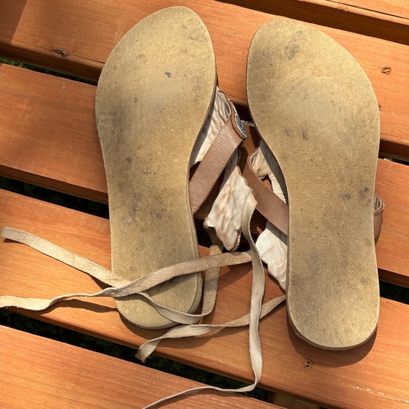 Laidbacklonden Embellished Leather Sandals Size 41 - Picture 4 of 5